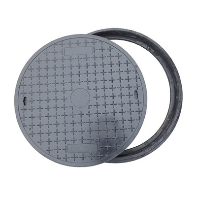 Dual Locking Solid Top Round Manhole Covers Cast Iron BS EN124 Standard
