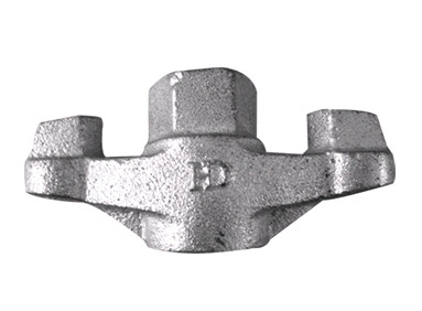 ঢালাই লোহা ইস্পাত scaffolding আনুষাঙ্গিক উইং বাদাম Anchor বাদাম জন্য টাই রড / Anchor প্লেট